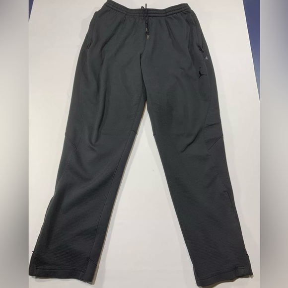 Nike Air Jordan Jumpman Black Logo Sweatpants Joggers - Picture 2 of 10